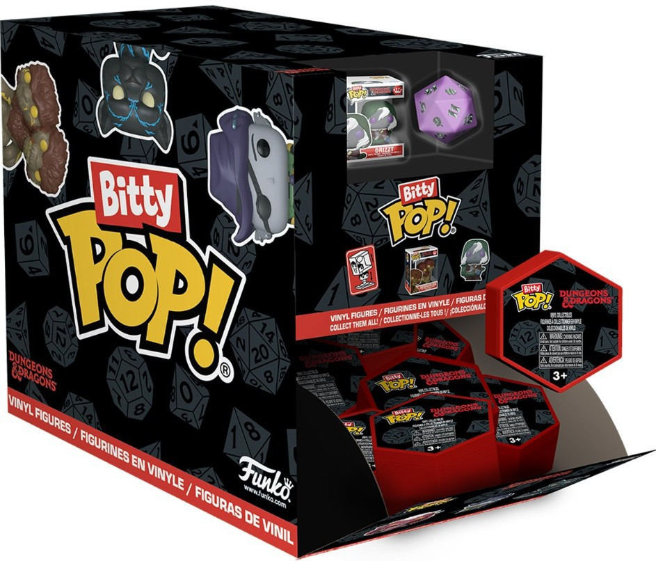 Funko Dungeons & Dragons Bitty POP! Mini Figure & Dice Mystery Pack 1 RANDOM Set、ToyWiz、kayou
