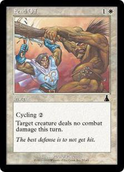 MtG Urza's Destiny Common Fend Off #7 Lightly Played、ToyWiz、kayou