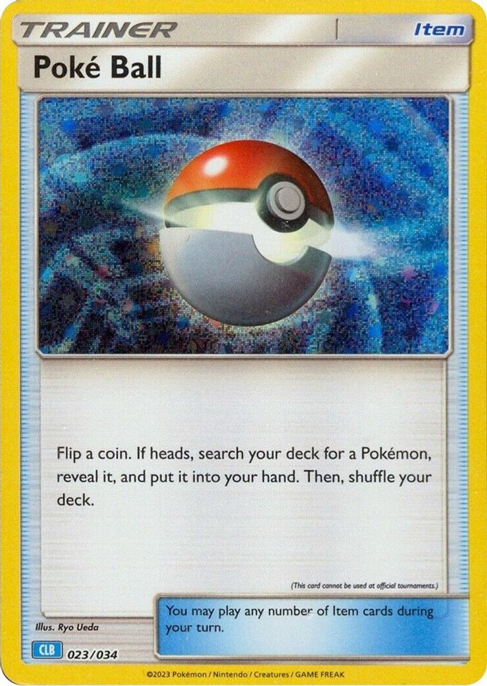 Pokemon Trading Card Game Classic Classic Collection Poke Ball #23 CLB、ToyWiz、kayou