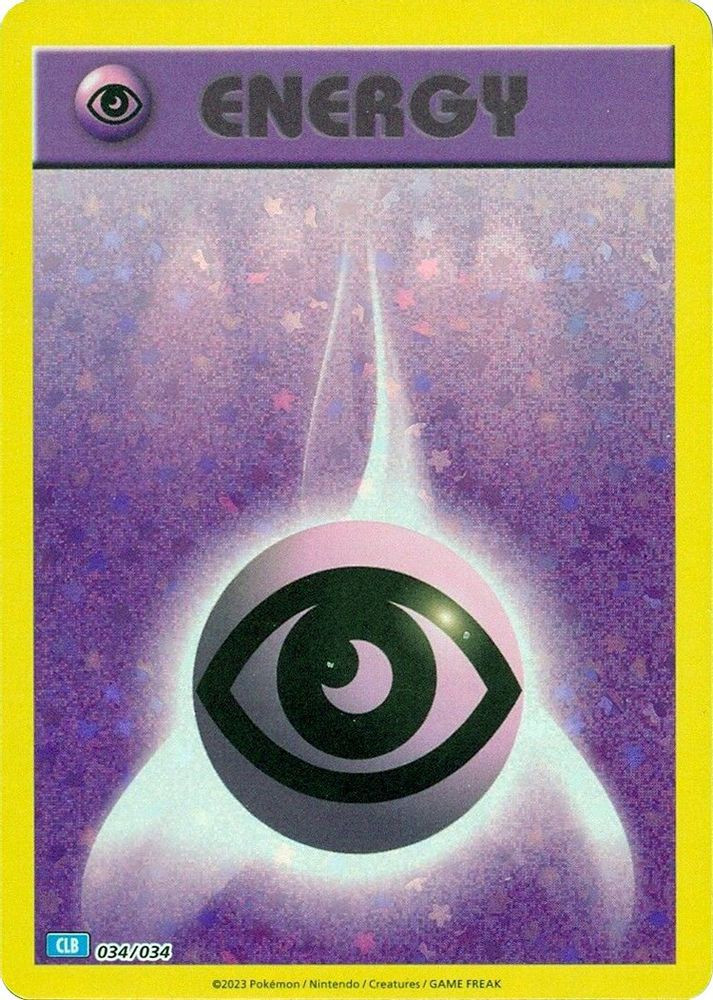 Pokemon Trading Card Game Classic Classic Collection Basic Psychic Energy #34 CLB、ToyWiz、kayou