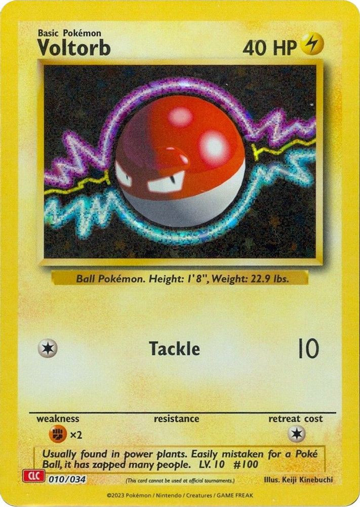 Pokemon Trading Card Game Classic Classic Collection Voltorb #10 CLC、ToyWiz、kayou