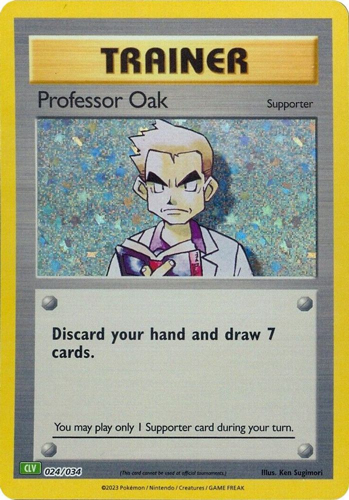 Pokemon Trading Card Game Classic Classic Collection Professor Oak #24 CLV、ToyWiz、kayou