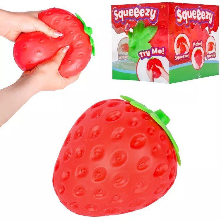 Squeeezy Strawberry 5-Inch Squeeze Toy、ToyWiz、kayou