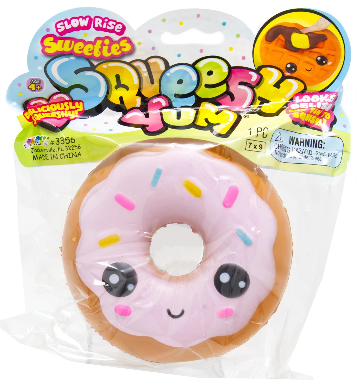 Squeesh Yum Slow Rise Sweeties Donut 4.5-Inch Squishy Toy、ToyWiz、kayou