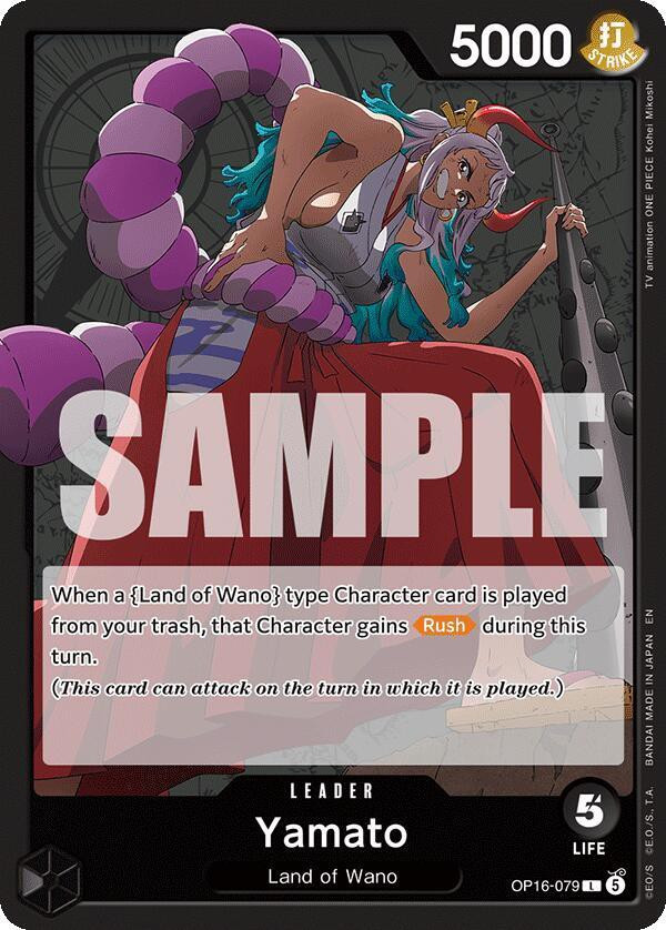 yamato one piece tcg price TCG: Starter Deck (BCL2687838) : Toys & Games Also treat this cards name as [Kouzuki Oden] according to the rules OP16-098] Yamato SR