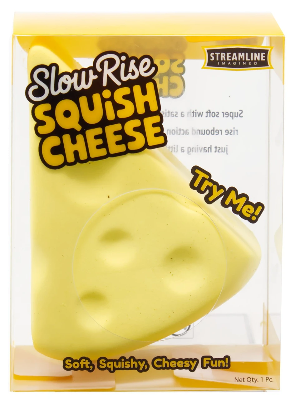 Slow Rise Squish Cheese 4.5-Inch Squeeze Toy、ToyWiz、kayou