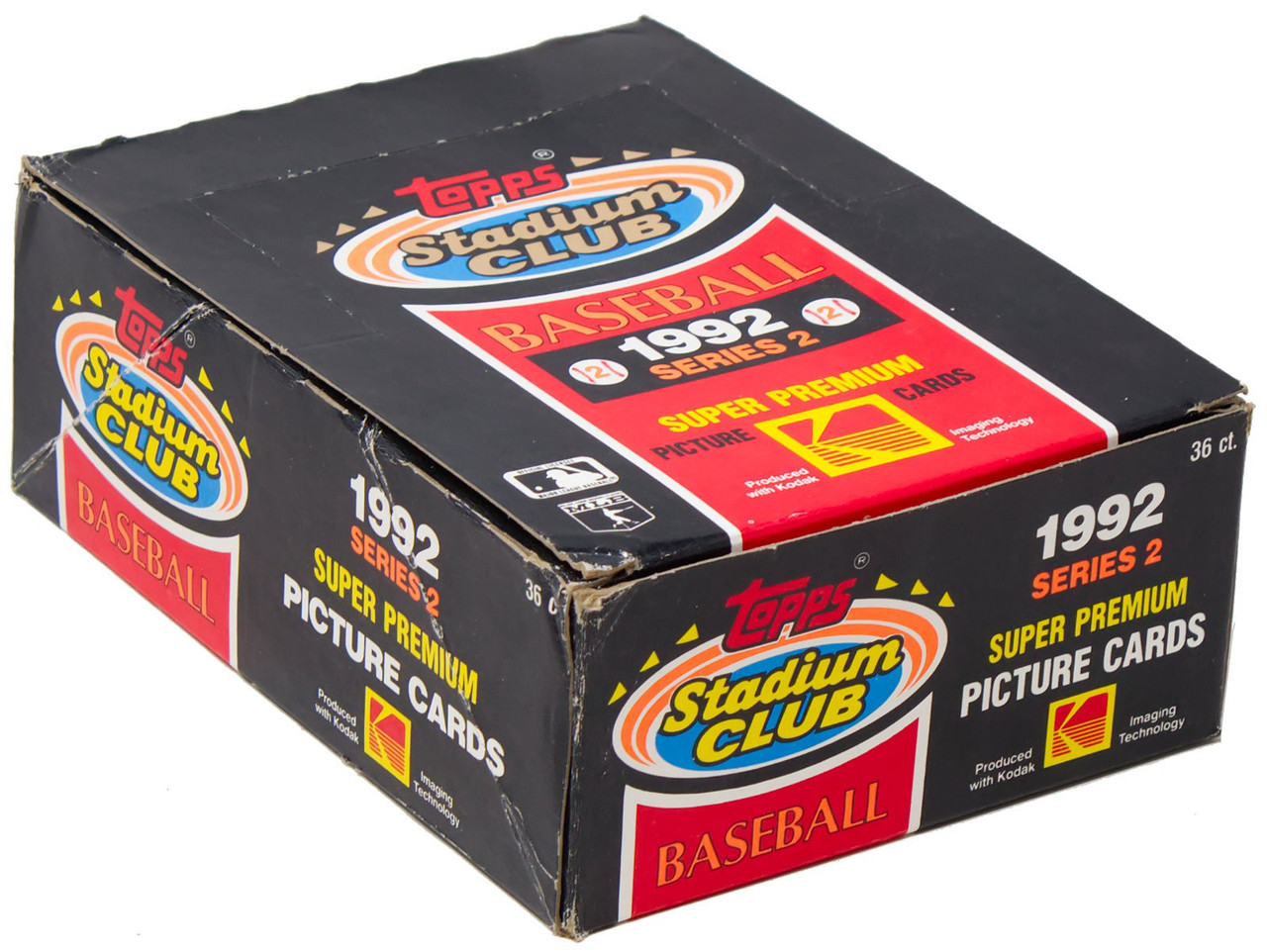 MLB Topps 1992 Stadium Club Baseball Series 2 Trading Card HOBBY Box 36 Packs、ToyWiz、kayou