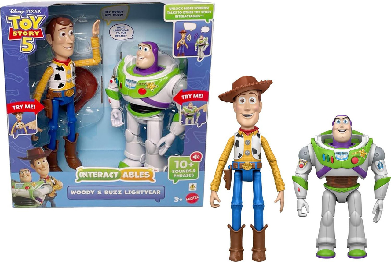 Disney Pixar Toy Story 5 Interactables Woody Buzz Lightyear 11