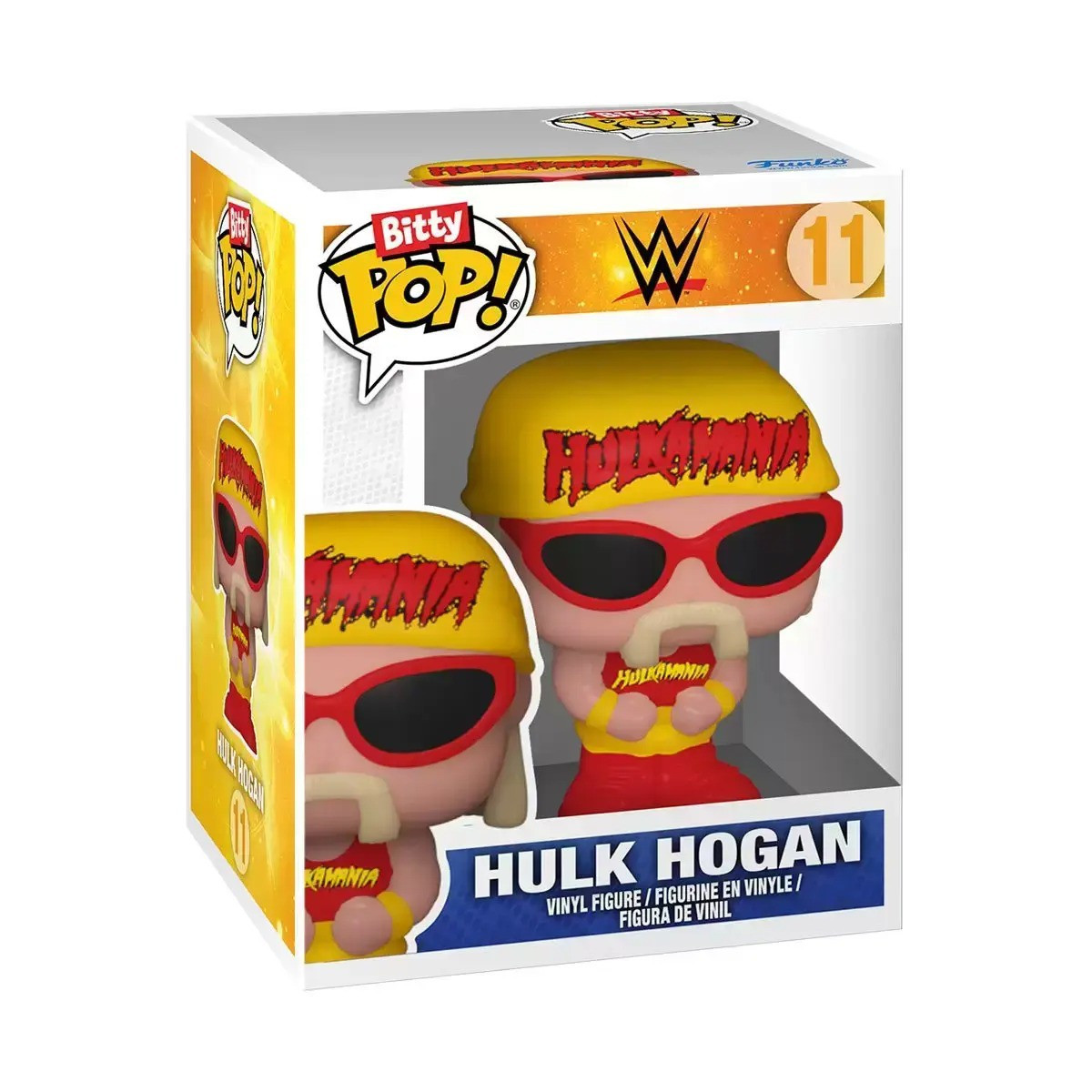 Funko WWE Wrestling Bitty POP! Hulk Hogan 1-Inch 1/6 Micro Figure #11 Loose、ToyWiz、kayou