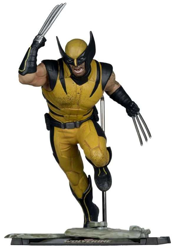 McFarlane Toys Marvel Wolverine Posed Figure with Scene Video Game、ToyWiz、kayou
