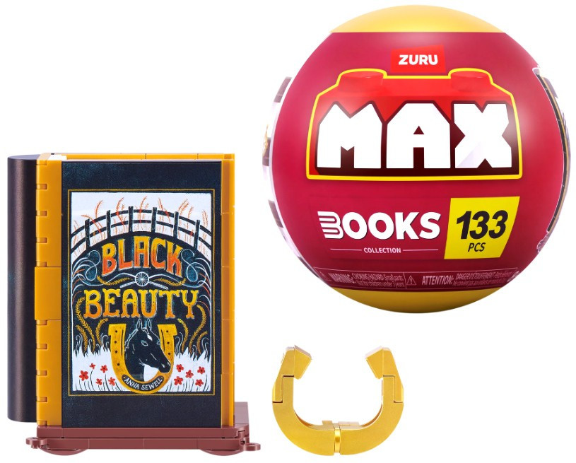 MAX Brick Construction Books Black Beauty Set 133 Pieces Zuru Toys