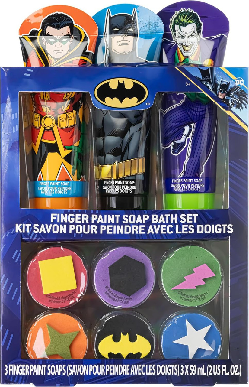 DC Batman Finger Paint Soap Bath Set、ToyWiz、kayou