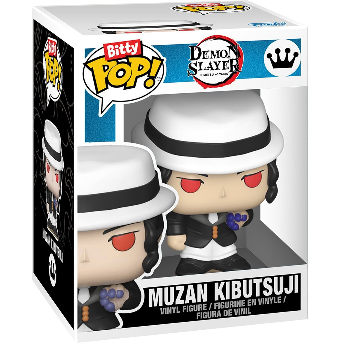 Funko Demon Slayer Bitty POP! Muzan Kibutsuji 1.25-Inch 1/3 Micro Figure Loose、ToyWiz、kayou