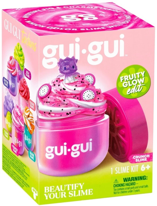 Gui-Gui Fruity Glow Edit Slime CRUNCH Pack、ToyWiz、kayou