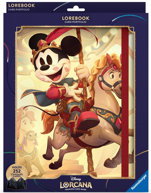 Disney ロルカナ カードポートフォリオ LOREBOOK ミッキー Disney Lorcana Trading Card Game Mickey Minnie 9-Pocket Portfolio