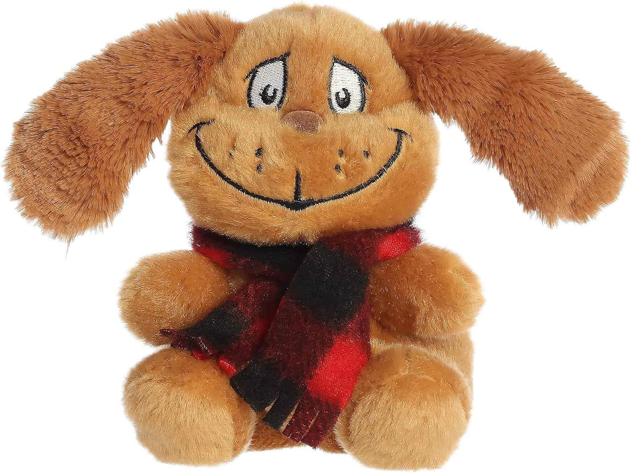 Dr. Seuss How the Grinch Stole Christmas! Palm Pals Max 5-Inch Mini Bean Bag Plush with Scarf、ToyWiz、kayou