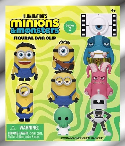 3D Figural Bag Clip Minions Series 2 Mystery Pack 1 RANDOM Figure、ToyWiz、kayou