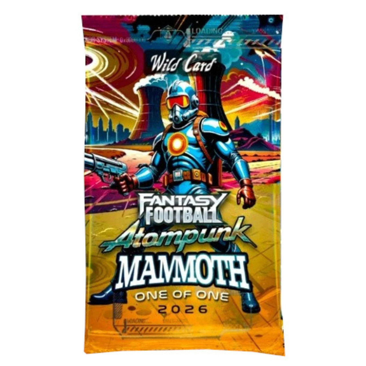 NFL Wild Card 2026 Wildcard Atompunk Mammoth Football Pack One of One、ToyWiz、kayou