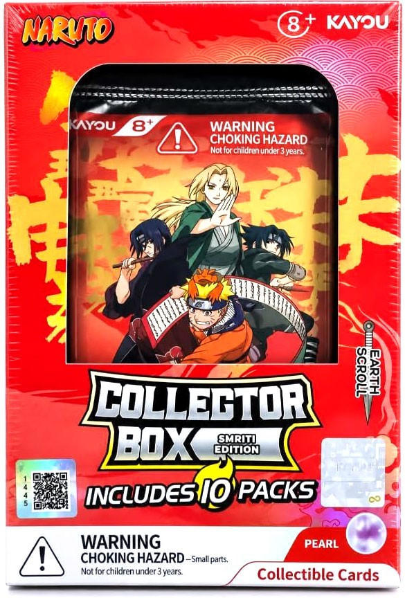 Naruto Smriti Earth Scroll 02B Trading Card COLLECTOR Box 02B-NA