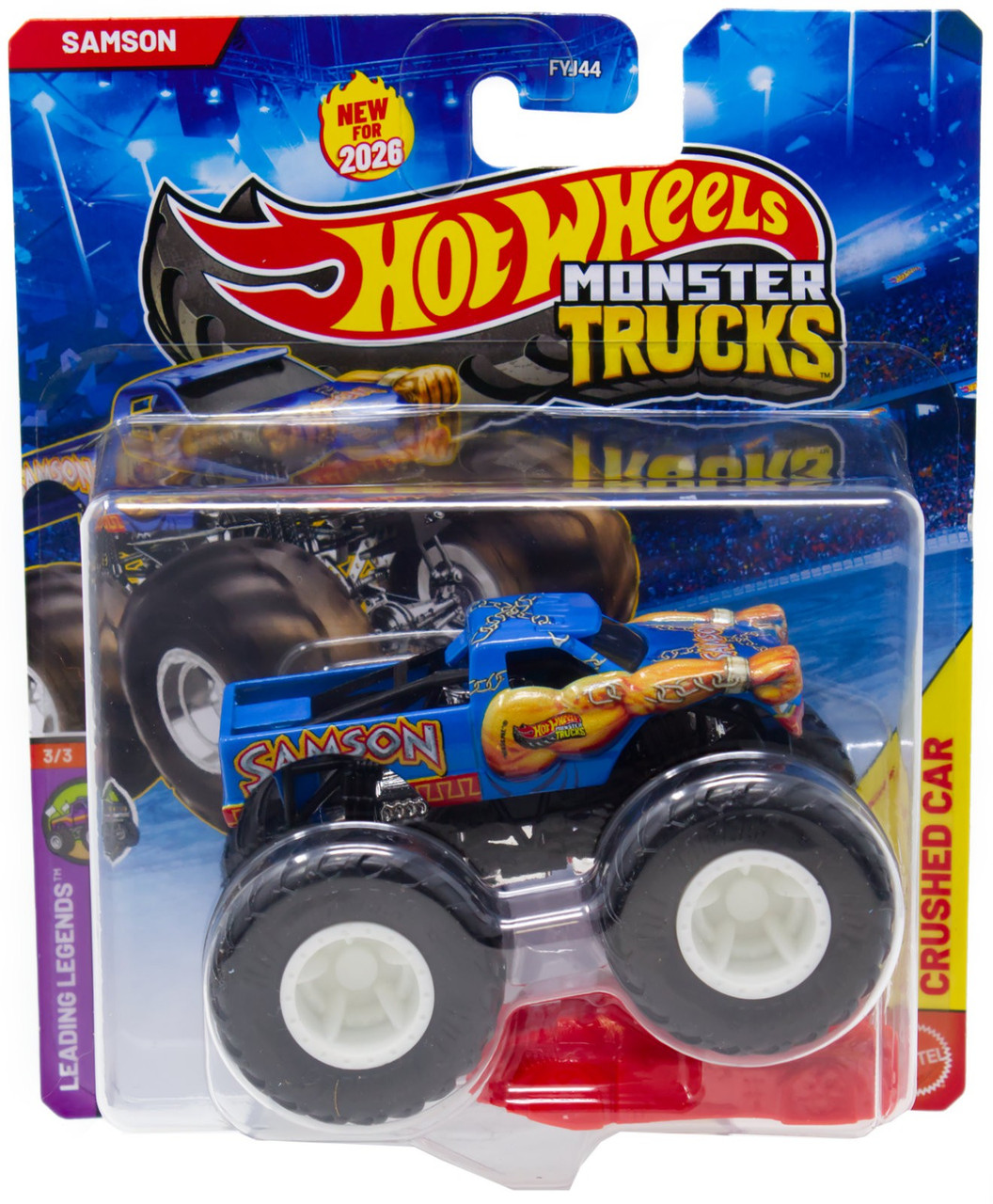 Hot Wheels Monster Trucks Leading Legends Samson 164 Diecast Car