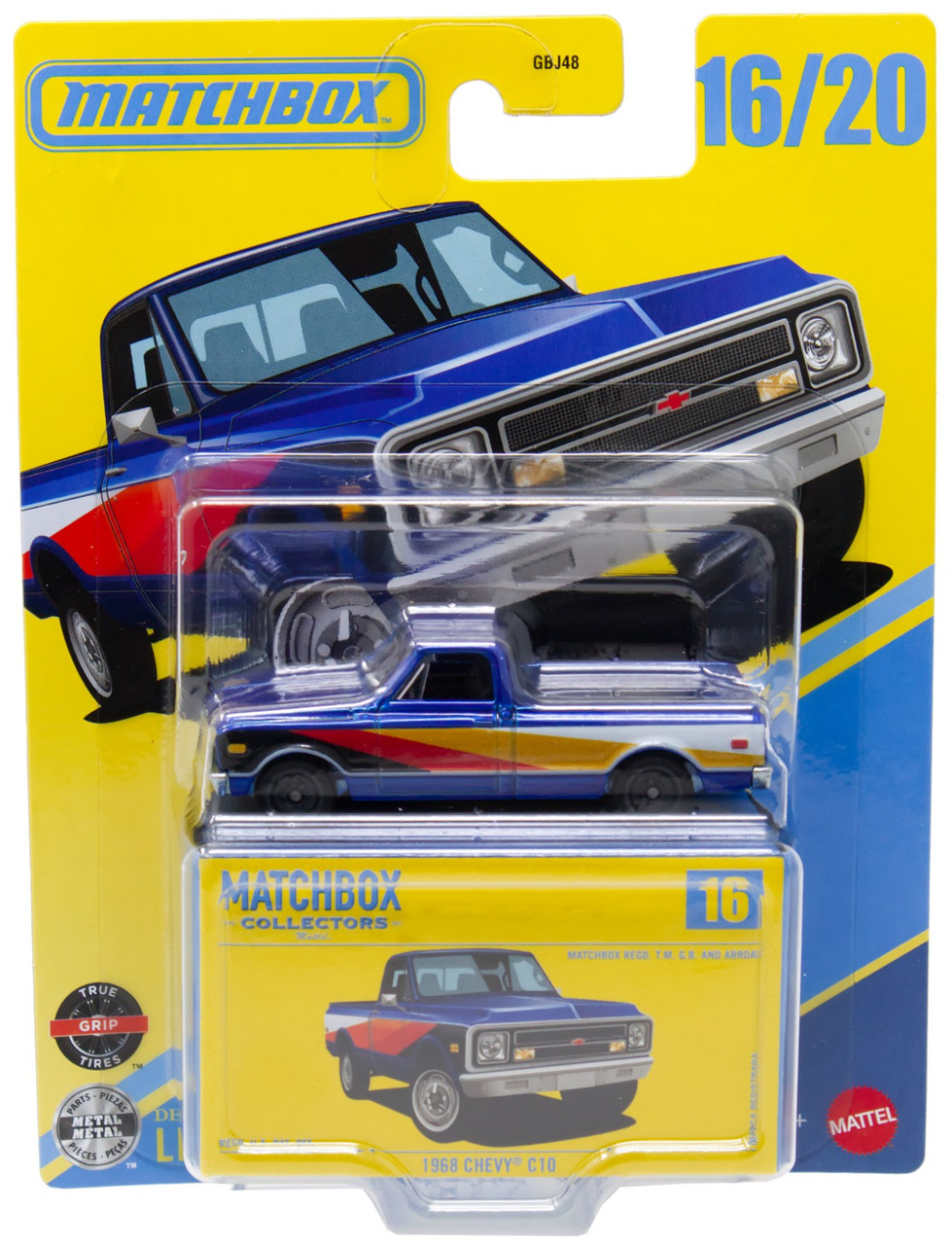 Matchbox Collectors 1968 Chevy C10 Diecast Vehicle、ToyWiz、kayou