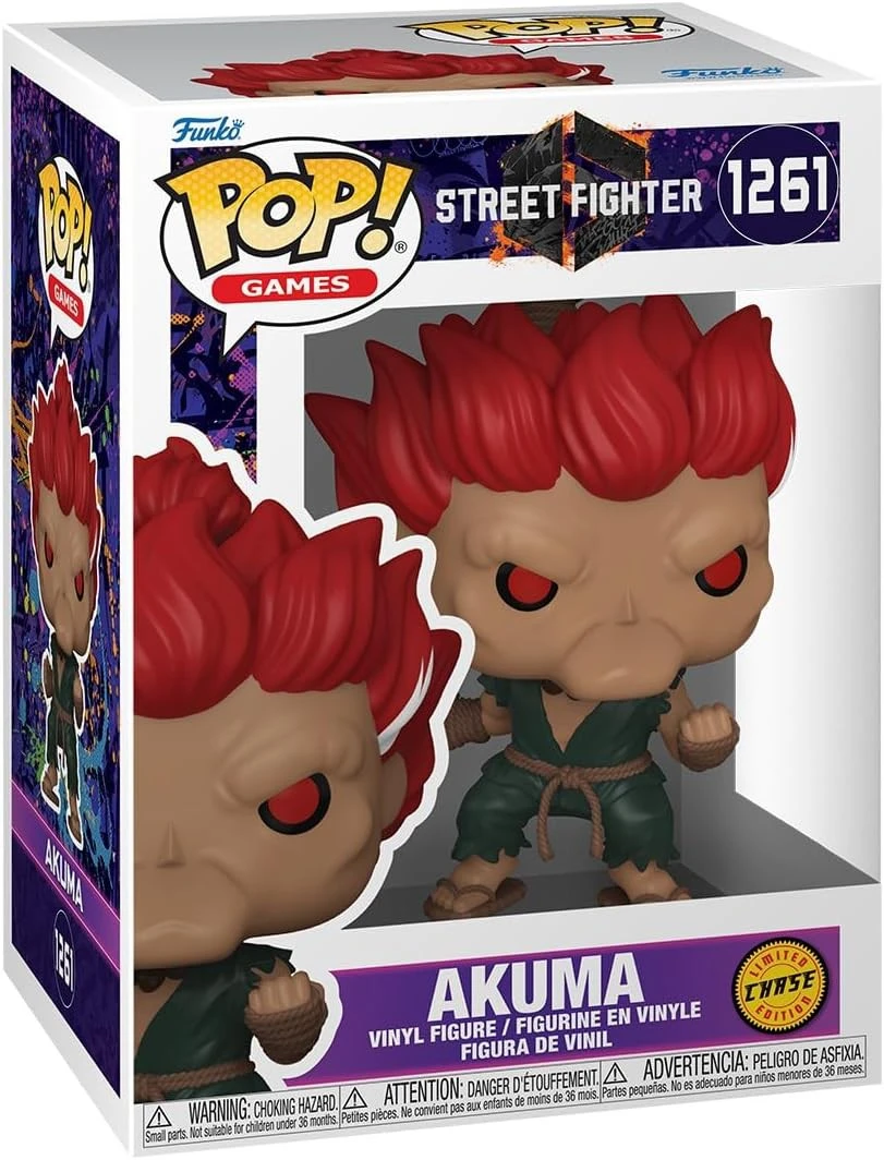 Funko Street Fighter 6 POP! Games Akuma Vinyl Figure #1261 Chase Version (Pre-Order ships September)、ToyWiz、kayou