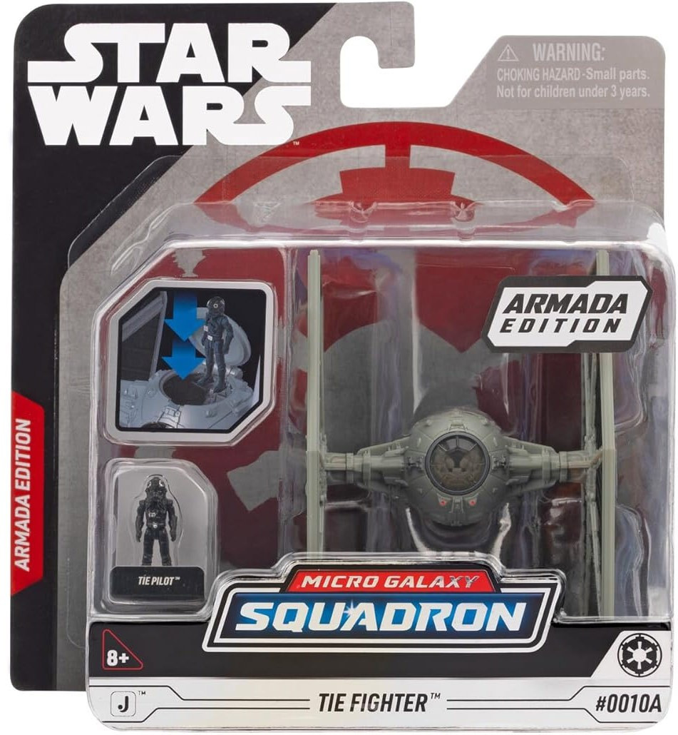 Star Wars Micro Galaxy Squadron Armada Edition TIE Fighter Vehicle Damaged Package、ToyWiz、kayou