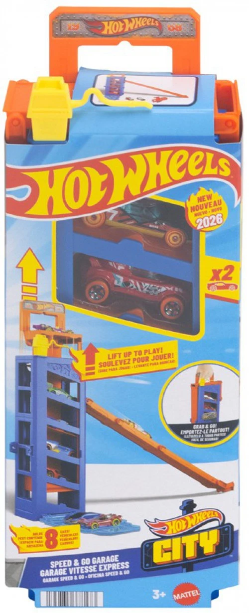 Hot Wheels Speed Snap City Speed & Go Garage Playset、ToyWiz、kayou
