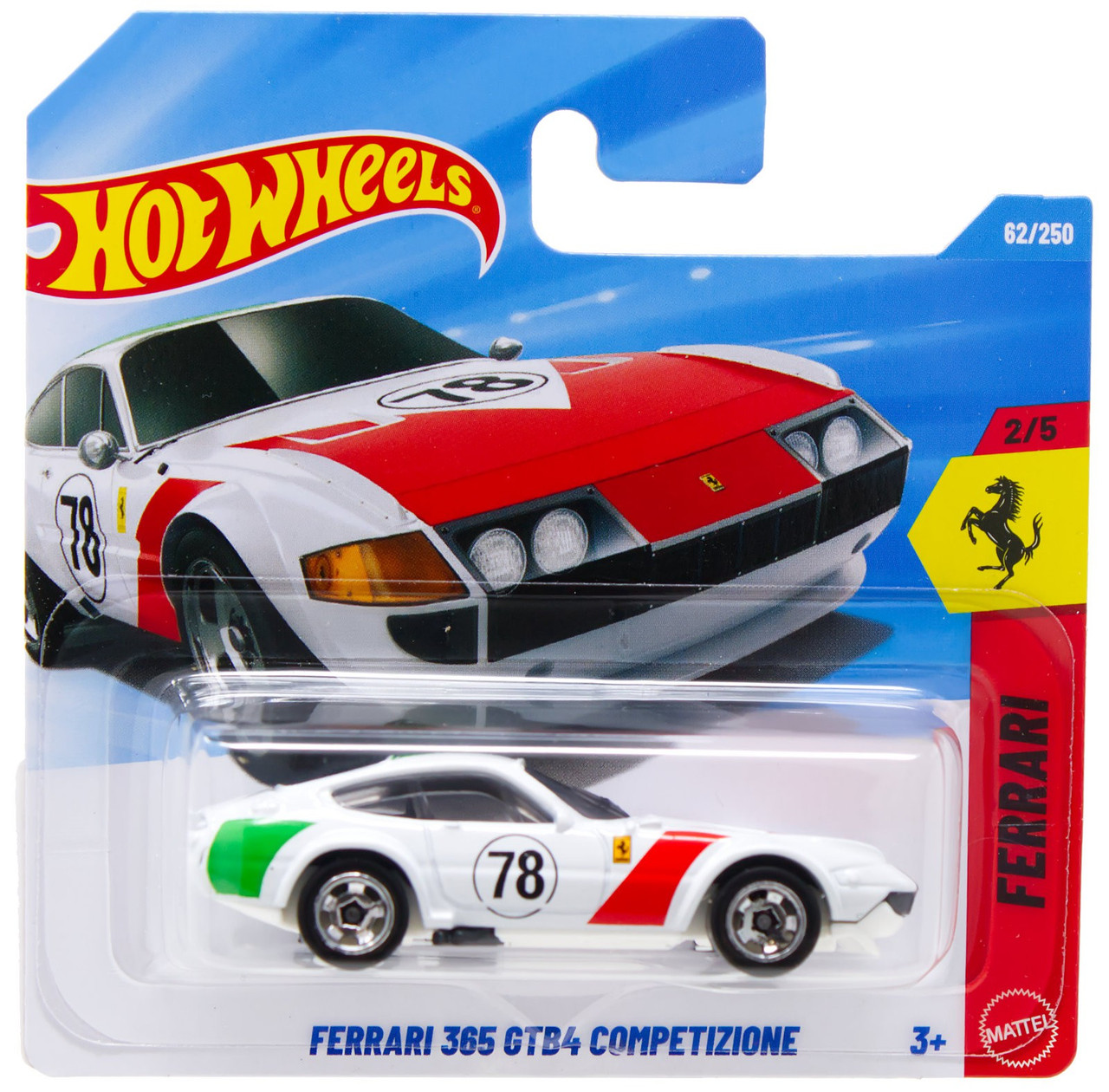 Hot Wheels Ferrari 365 GTB4 Competizione 164 Diecast Car Mattel