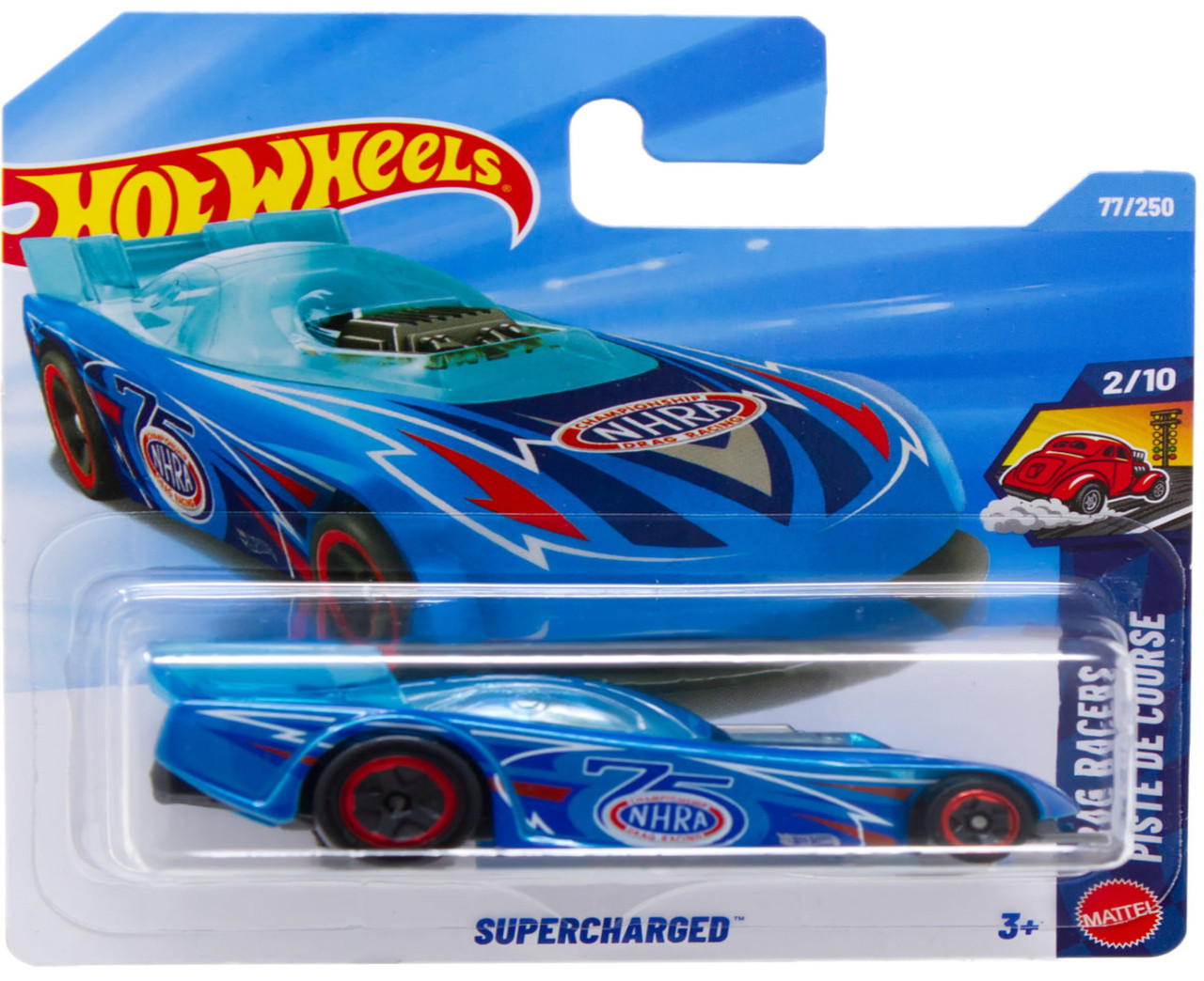 Hot Wheels Drag Racers Supercharged 164 Diecast Car Mattel Toys