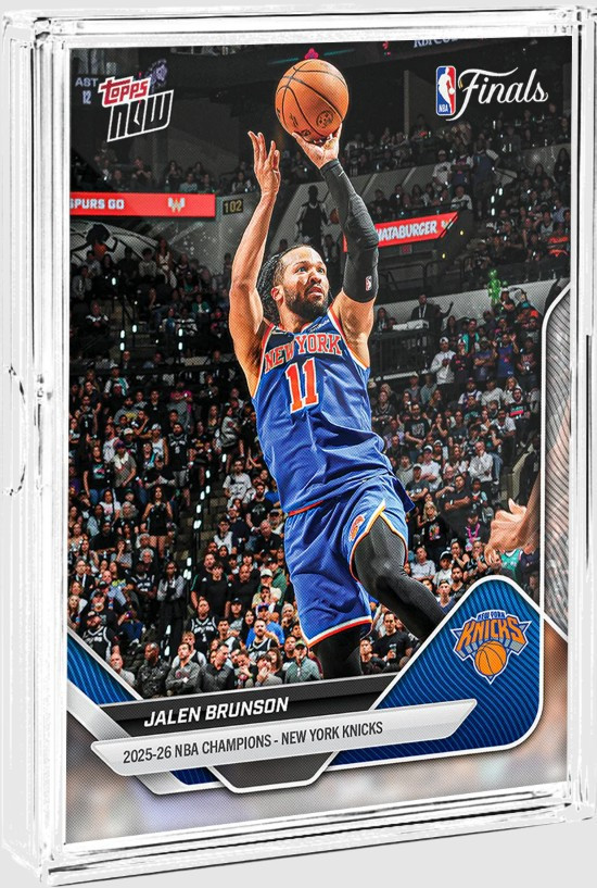 NBA New York Knicks 2025-26 NOW Basketball 2026 NBA CHAMPIONS Team