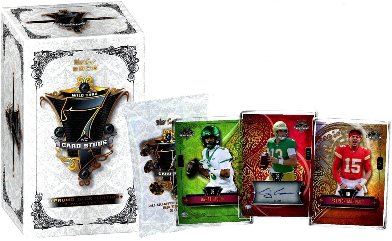 NFL Wild Card 2026 7 Card Studs All Quarterback Edition Football