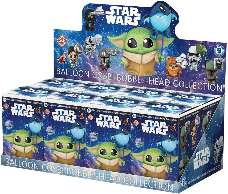 Star Wars Balloon Cosbi Bobble Head Mystery Box 8 Packs、ToyWiz、kayou