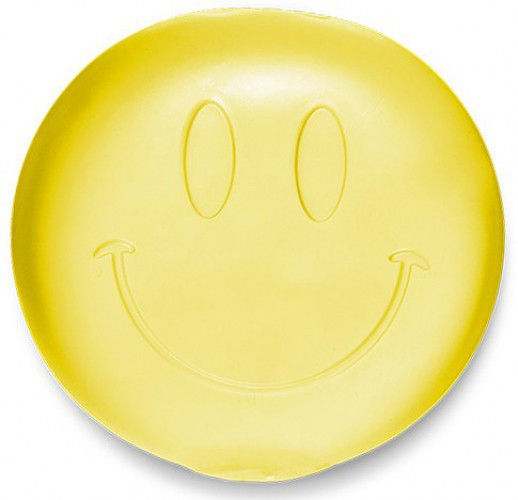 Super Duper Sugar Squisher Happy Face YELLOW 3.5-Inch Squish Toy、ToyWiz、kayou