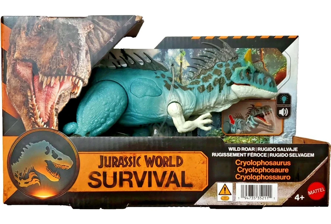 Jurassic World Survival Wild Roar Cryolophosaurus Action Figure、ToyWiz、kayou