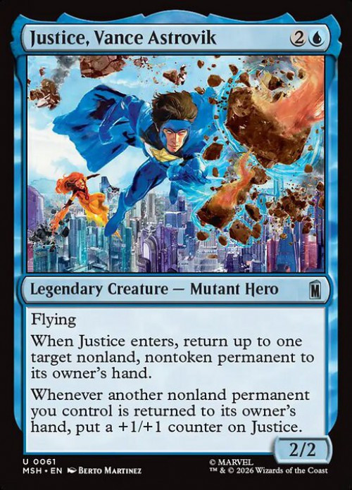 MtG Marvel Super Heroes Uncommon Justice, Vance Astrovik #61、ToyWiz、kayou