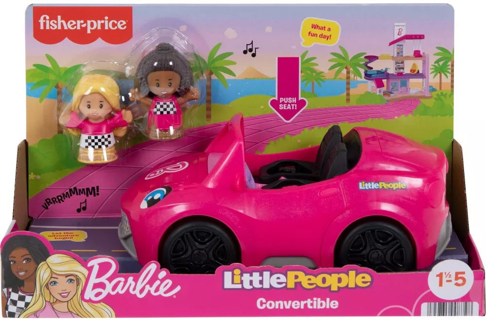 Fisher Price Little People Barbie Convertible Vehicle & Figure Set、ToyWiz、kayou