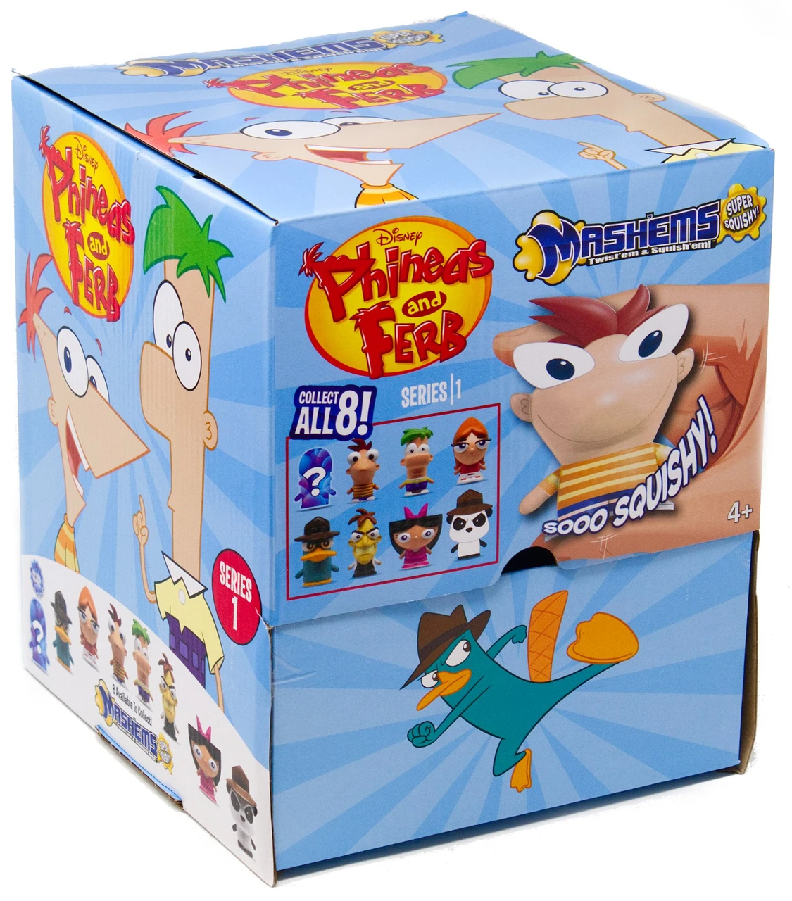 Phineas & Ferb MashEms Series 1 Mystery Box 24 Packs、ToyWiz、kayou