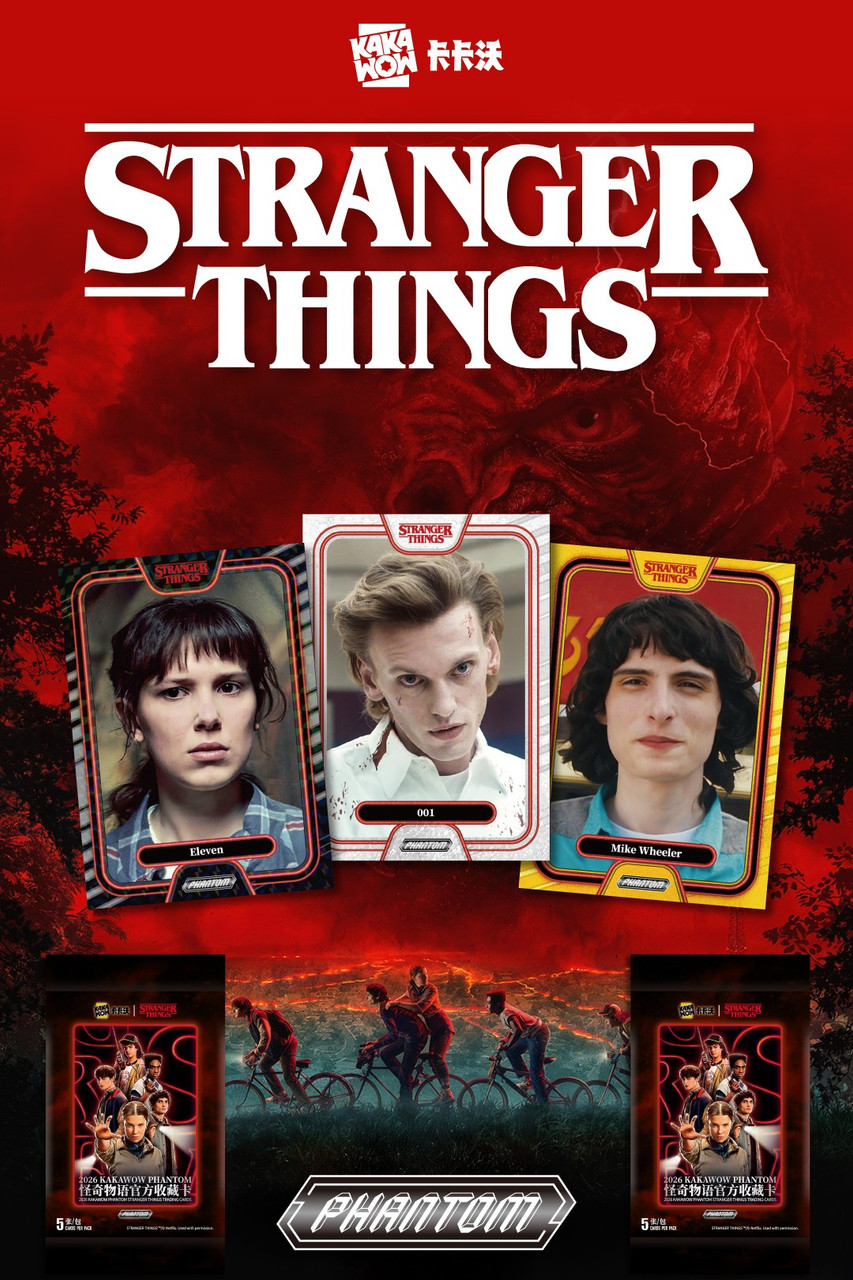 Stranger Things 2026 Phantom Trading Card HOBBY Box 10 Packs
