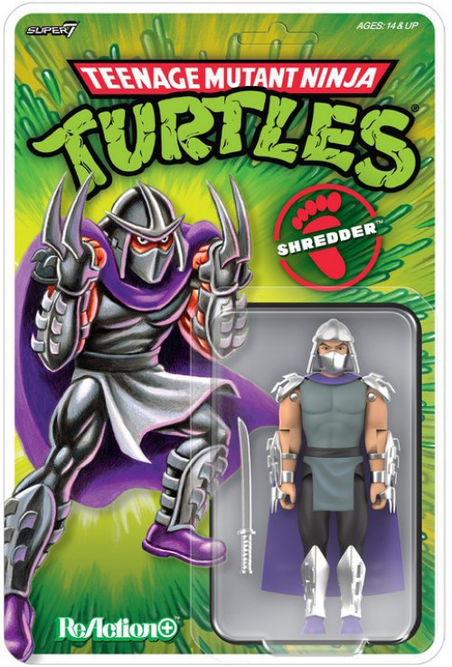 Teenage Mutant Ninja Turtles ReAction Shredder 4 Action Figure