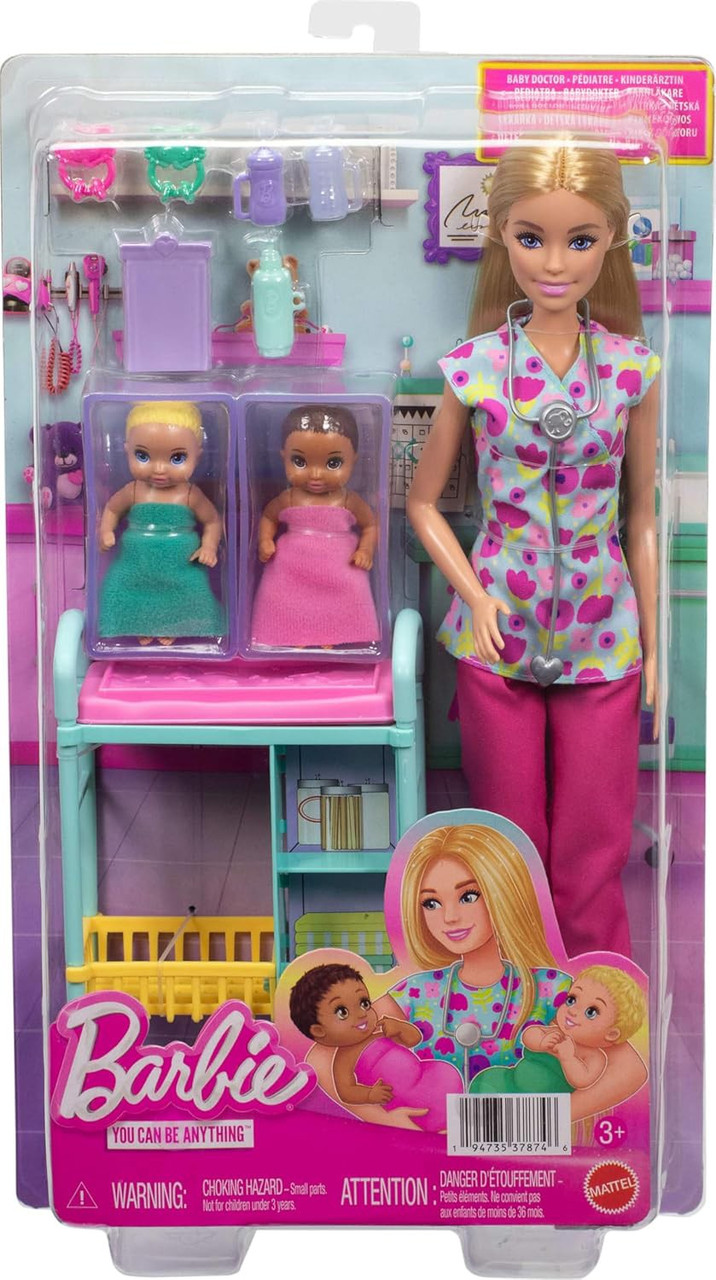 Barbie Careers Baby Doctor 13.25-Inch Doll Playset、ToyWiz、kayou