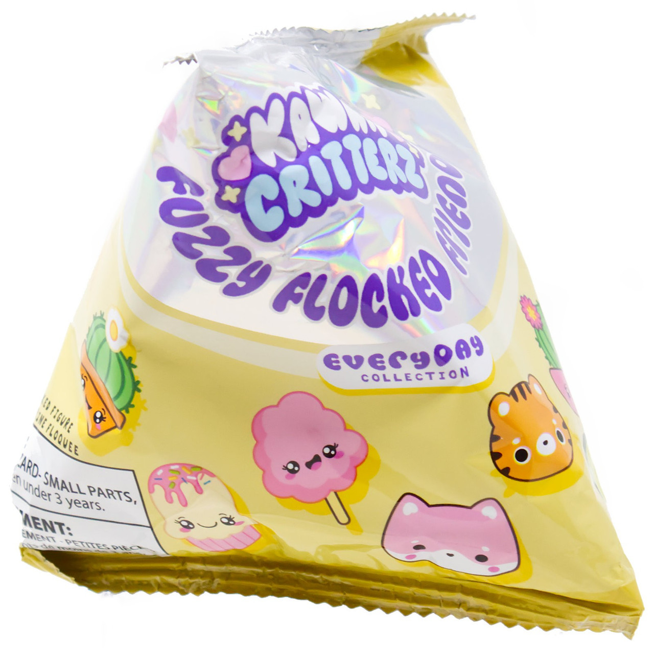 Kawaii Critterz Fuzzy Flocked Friends Everyday Collection Mystery