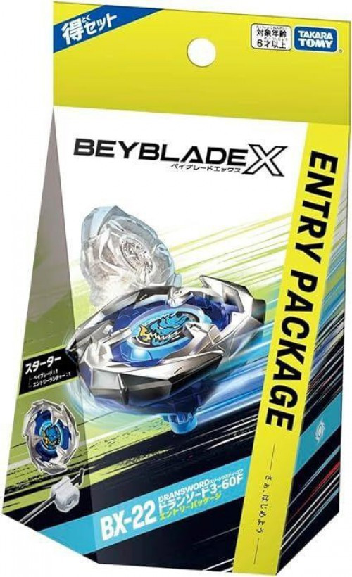 Beyblade X BX-22 Dransword 3-60F Starter Pack Set Entry Package、ToyWiz、kayou