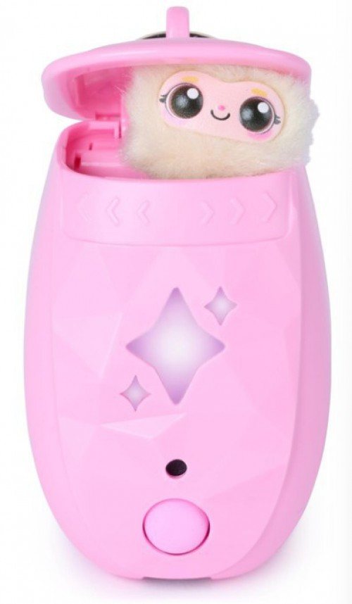 Peekimo PINK Interactive Pet Toy Wearable Charm Accessory, 100+ Reactions!、ToyWiz、kayou