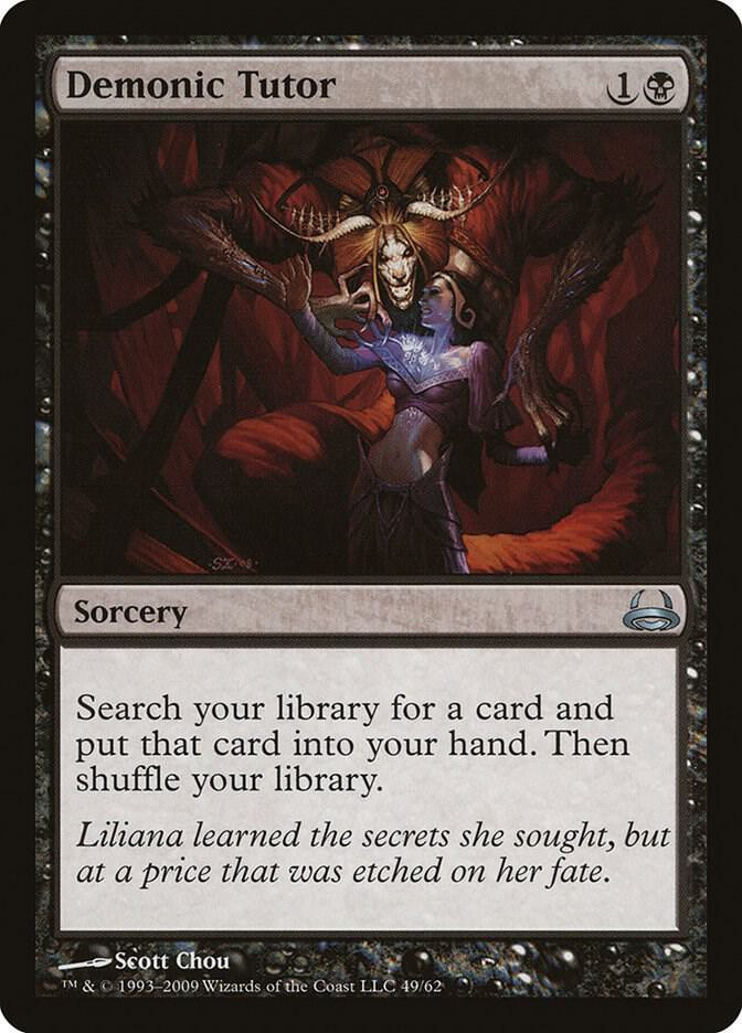 MtG The List Uncommon Demonic Tutor DDC-49 Duel Decks: Divine vs. Demonic、ToyWiz、kayou