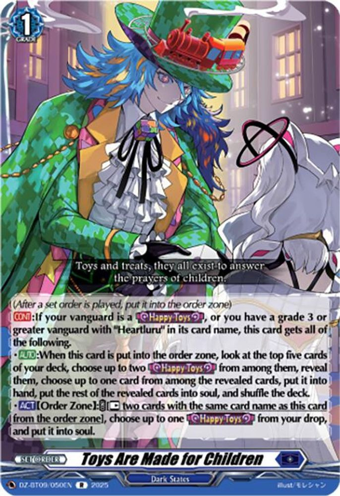 Cardfight Vanguard Trading Card Game Super Brave Detonation Rare Toys Are Made for Children DZ-BT09/050EN、ToyWiz、kayou