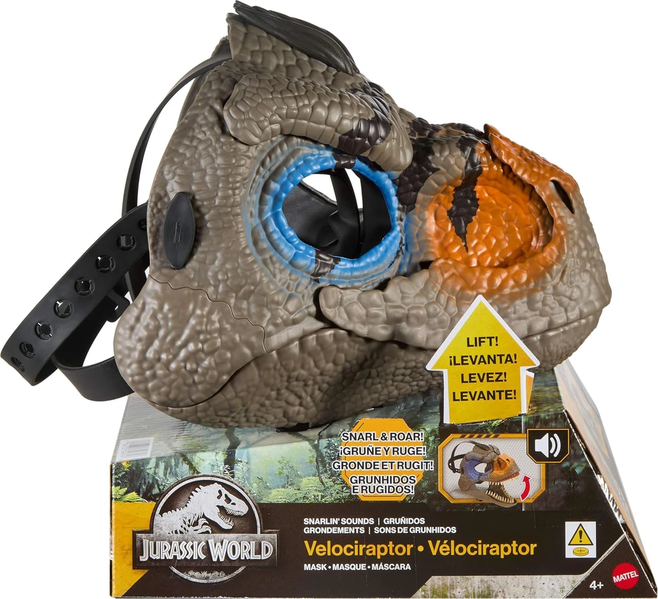 Jurassic World Rebirth Snarlin' Sounds Velociraptor Mask、ToyWiz、kayou