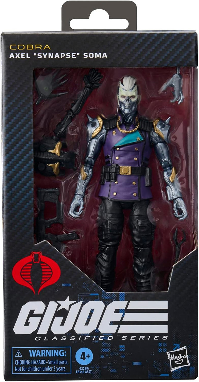 G.I. JOE コブラ アクセル・シナプス・ソーマ GI Joe Classified Series Axel Synapse Soma 6 Action Figure Hasbro