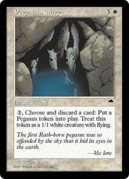 MtG Tempest Rare Pegasus Refuge #35 Heavily Played、ToyWiz、kayou