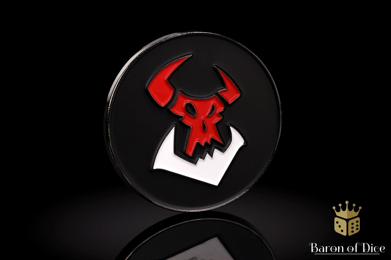 Baron Of Dice Objective Marker - Black Orc 40mm、ToyWiz、kayou